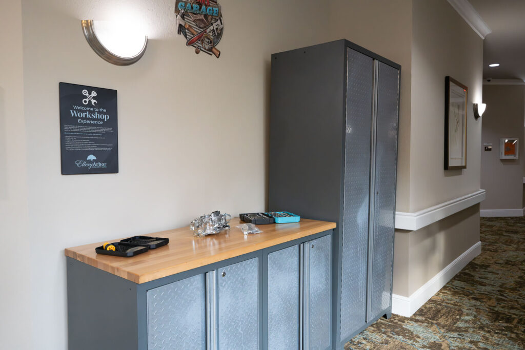 Workshop Area for Seniors in Memory Care